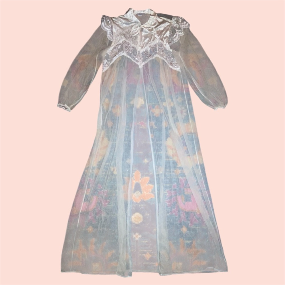 Sheer White Robe